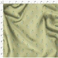 thumbnail image 4 of Soimoi Poly Georgette Fabric Carrot & Rabbit Dots Decor Fabric Printed Yard 42 Inch Wide, 4 of 5