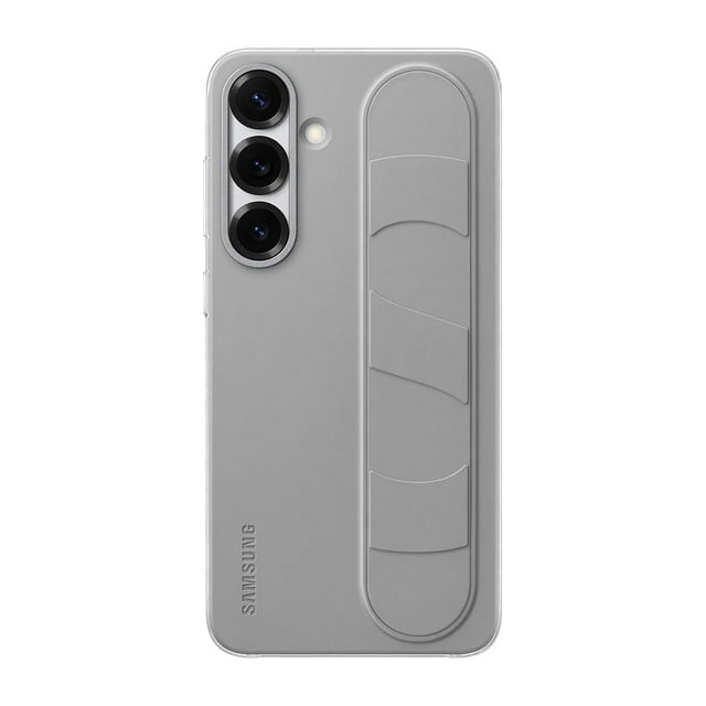 Funda Oficial Samsung Galaxy con Soporte y Agarre para S25+ Gris