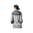 thumbnail image 5 of Alta Women's Two-Tone Full-Zip Fleece Jacket - Light Grey/Steel - X-Large, 5 of 5