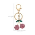 thumbnail image 2 of LOLIPPYY Sparkling Rhinestone Cherry Keychain Zinc Alloy Charm for Handbag Or Backpack, 2 of 8