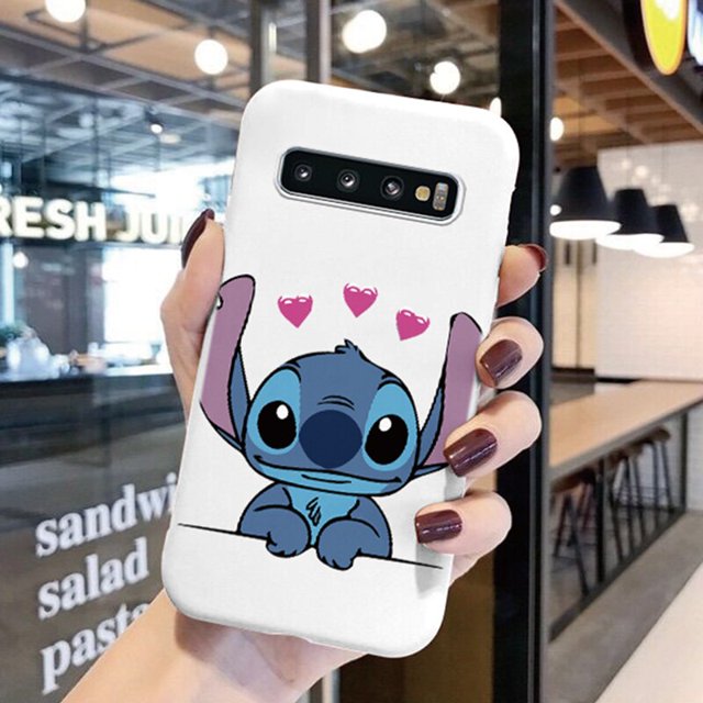 Bonita Funda de teléfono de dibujos animados Donald Stitch para samsung Galaxy S10 Plus, s10e, pato, ratón, Margarita, Funda de silicona estampada para samsung s 10e qiuyongmign unisex