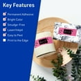 thumbnail image 3 of Avery Printable Rectangle Labels, Bright Pink, 5/8" x 3", 320ct, 3 of 11