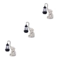 thumbnail image 3 of Ruiboury Charming Elephant Statue With Solar Lantern For Garden Decor Decorative Garden White 3Set, 3 of 6