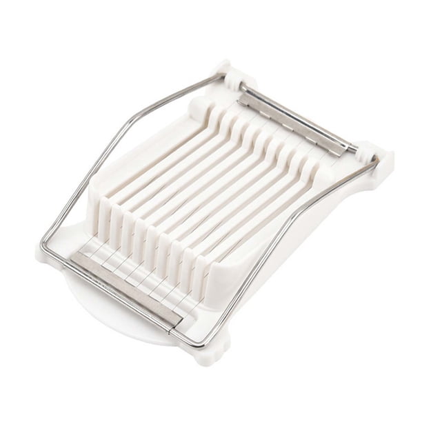 Fiudx Rebanadora de Acero Inoxidable, Versátil Cortadora de Fiambres, Eficiente Cortadora de Frutas, Duradera Cortadora de Jamón y Salchichas, Preparación Rápida de Huevos y Champiñones, Esencial par