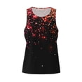 thumbnail image 4 of Easygdp Colorful Sparkling Men's Tank Top, Sleeveless Muscle T Shirts, Breathable, Quick-Dry, Loose for Gym, Running, Fitness - 3X-Large, 4 of 9