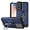 Navy Blue, variant on Case for Galaxy A16 5G,Military Grade TPU PC [Built-in Magnetic Kickstand] Dual-Layer Design Card Slot Heavy Duty Shockproof Protection Phone Case for Samsung Galaxy A16 4G/5G (Dark Green)