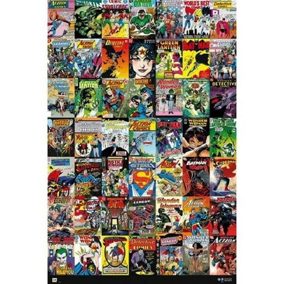 GB Eye XPE160465 Dc Comics Covers Poster Print, 24 x 36