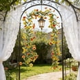 thumbnail image 1 of Weloille Artificial Violet Hanging Vine, Realistic Touch Waterproof Long Lasting Fake Garland, 2M Colorfast Simulation Floral Vine, Suitable for Home Wall Wedding Party Garden Arch Decoration, 1 of 6