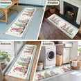 thumbnail image 5 of Runner Rug 2'x6', Easter Washable Non-Slip Hallway Runner Rugs, Spring Rabbit Ear Gnomes Eggs Floral Lattice Bedside Rugs Floor Mats Carpet Runners for Kitchen Bathroom Laundry Room, 5 of 8