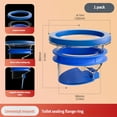 thumbnail image 3 of Triple Seal Toilet Flange Rings 3 Layer Toilets Flanges Seals Systems Leak Proof Rings for Drain Pipe Use, 3 of 9
