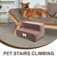 thumbnail image 2 of Pet Stair Step Dog Stair 2-tier Dog Ramp Pet Ladder Pet Non-skid Safety Ladder, 2 of 9