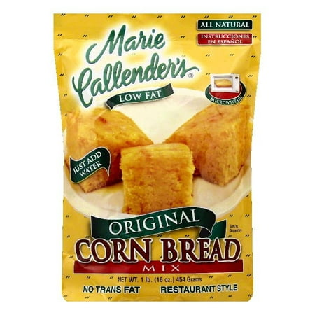 Marie Callenders Low Fat Original Restaurant Style Corn Bread Mix, 16 OZ (Pack of