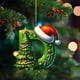 thumbnail image 2 of Adorno de Letra de Árbol de Navidad de Acrílico 2D | Impresión a doble cara | Colgante inicial de 26 alfabetos | Decoración navideña | Regalo para la familia | Decoración colgante versátil | 1 pieza, 2 of 4