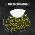 thumbnail image 6 of Goofa Cute Dinosaurs (2) Pattern Triangle Square Tissue Box Cover, Modern PVC Leathe Facial Paper Holder,Decorative Holder/Organizer for Bathroom Vanity Countertop, 6 of 9