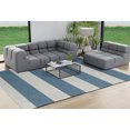thumbnail image 4 of Simply Daisy 8' x 10' Graduated Stripe Chenille Rug, Dusty Smoke, 4 of 4
