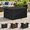 48"L x 36"W x 24"H, variant on Rectangular Outdoor Fire Pit Cover, 50"L x 32"W x 25"H, All-Weather Protection