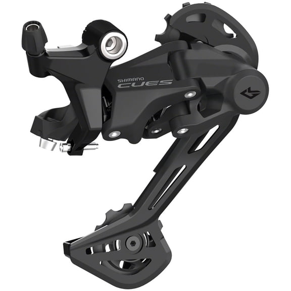 Shimano CUES RD-U4020-SGS Rear Derailleur - 9-Speed, Shadow Design, Direct Attach, Medium Cage, Black