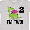 thumbnail image 4 of Inktastic 2nd Birthday Girl Dragon Girls Toddler T-Shirt, 4 of 5