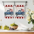 thumbnail image 3 of Independence Day Kitchen Towels Set of 3, 4th of July Truck Star Flag Blue Red Absorbent Dish Towels for Kitchen, Microfiber Hand Towel, Quick Drying Tea Towel for Cleaning Decorative Dishcloths, 3 of 7