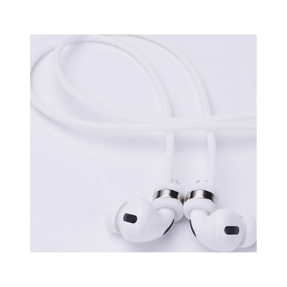 2pcs Ultra Strong Magnetic Airpods Strap Anti-Lost Cord Sports Lanyard Compatible with Airpods 3rd / 2nd Generation / Pro / 1(White)