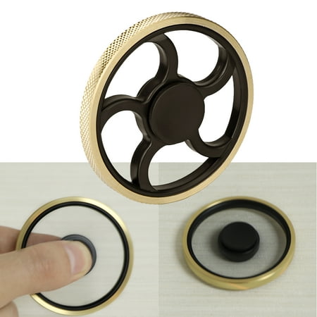 Round Hand Spinner Fidget Spinner Toy with Hybrid Relieves ADHD Anxiety