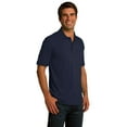 thumbnail image 4 of Port & Company 55 Ounce Jersey Knit Polo (KP55) Deep Navy, M, 4 of 6