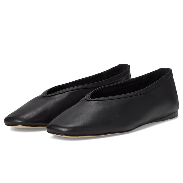 Bailarinas de Cuero Negro Leni para Mujer de Steve Madden Talla 5.5