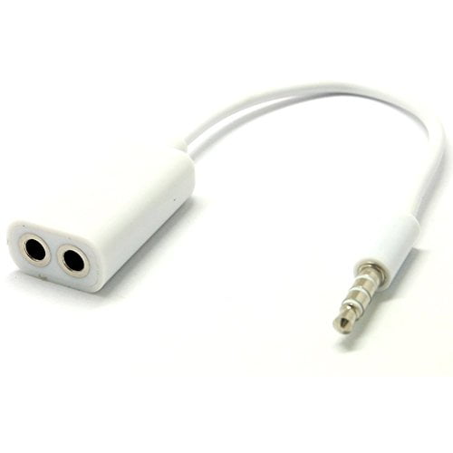 Dual 3.5mm Jack Stereo Headphone Adapter for Apple iPad
