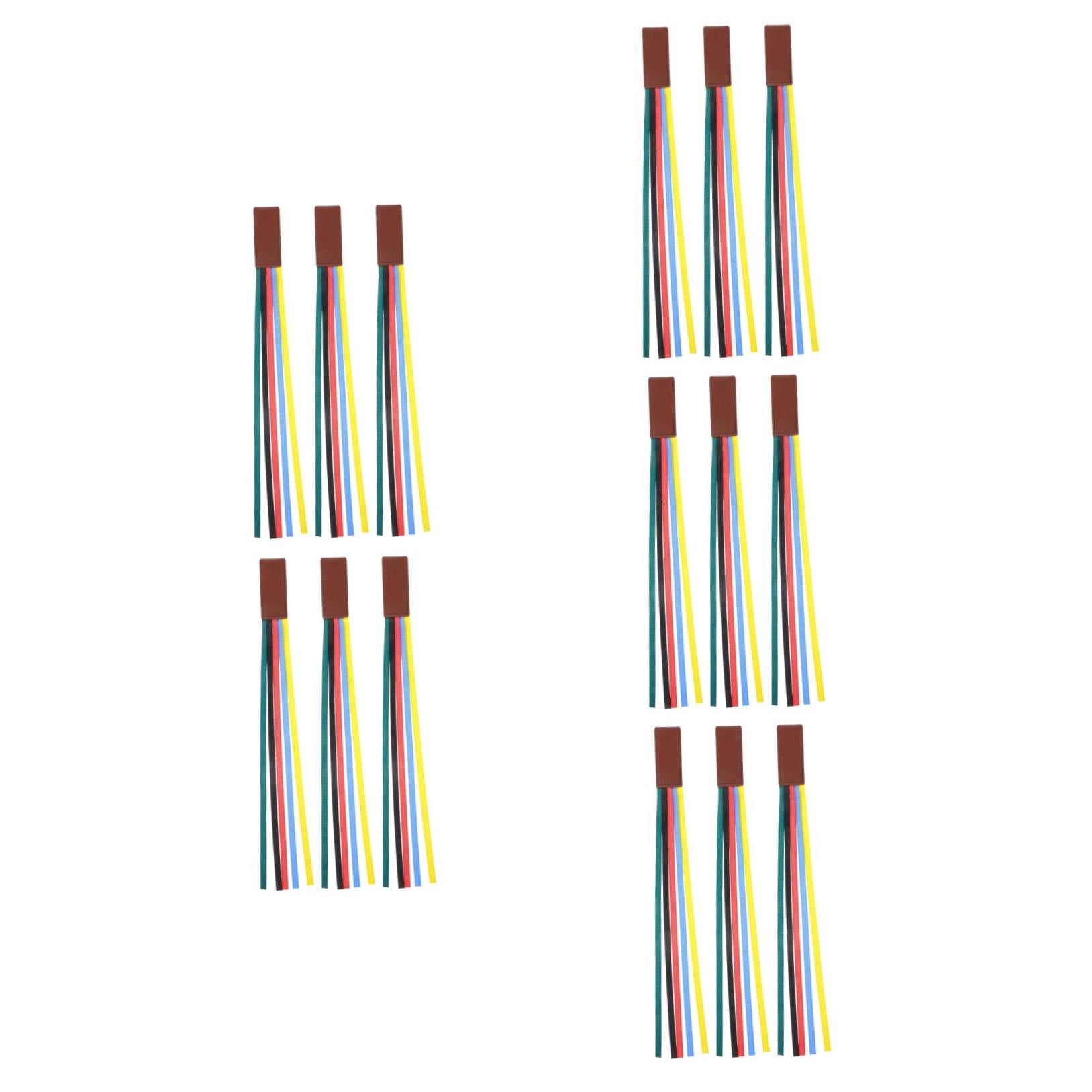 MLINS 15-Pack Colorful Ribbon Bookmarks, Page Markers for Books, Journals, Notebooks, and Organizing Pages
