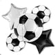 thumbnail image 1 of Yanonmyfd 5 Globos Metálico Balón de Futbol Decoración para Fiesta Cumpleaños Happy Birthday Cumpleaños Fiesta Decoración  CARNAVALLIA, 1 of 12