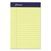 ampad 20206 jr. legal ruled pad, 5 x 8, canary, 50 sheets per pad (pack of 4 pads)
