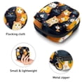 thumbnail image 3 of Cat Pad Bag Storage Organizer Pouch for Menstrual Hygiene Products with Velvet Fabric, Sponge, and Oxford Cloth, 4.7x6.6x6.6 in, Period Pouch, Mini Pouch, 3 of 6