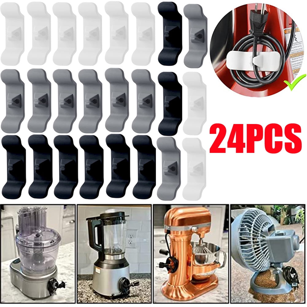 24PCS Kitchen Appliance Cord Organizers, Appliance Cord Bundles, Cord