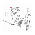 thumbnail image 2 of A2217601070 Right Outside Door Handle for Mercedes Benz S-CLASS W221 S300 S350L S500 S600 S600 2006-2013 Exterior, 2 of 5