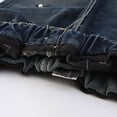 thumbnail image 5 of Utlike Girls Denim Pants School Uniform For Girls Jeans Loose Straight Leg Pants With Bow Design For Kids Spring And Autumn Trendy Trousers For Daily Wear Size 4 Years-5 Years, 5 of 9