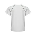 thumbnail image 4 of Venjoe Kids Girls Boys Athletic Shirts Short Sleeve Dry Fit Sports T-Shirts Tops Activewear Tees for White 110, 4 of 7