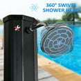 thumbnail image 5 of Outsunny 7ft Outdoor Solar Heated Shower with 360 Rotating Shower Head, Foot Shower Faucet, Temperature and Pressure Adjustable, Holds 9.2 Gallons for Backyard Pool, 5 of 9