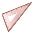 thumbnail image 3 of Zehuanyu Drafting Triangle Ruler Drafting Triangle Ruler  Metal Measure Ruler Drafting Triangle for Student, 3 of 8