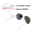 thumbnail image 6 of Walleva Titanium Polarized Replacement Lenses for Ray-Ban Aviator Large Metal RB3025 62mm Sunglasses, 6 of 6