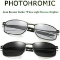 thumbnail image 2 of FEISEDY Classic Polarized Photochromic Sunglasses Driving Photosensitive Glasses B2444, 2 of 8