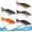 A Set, variant on Bionic Swimming Lure with Propeller Tail, Multi Jointed Fishing Lure, Slow Sinking Swimbait Lure, Rattling Fishing Lure, Freshwater Bass Pike Fishing Lure with Hooks