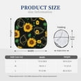 thumbnail image 3 of Haiem Sunflowers3 Windshield Sun Shade: Universal Foldable 2-Piece Car Front Window Sunshade - Blocks Uv Rays, And Reduces Heat,Essential Car Accessory Small, 3 of 7
