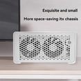 thumbnail image 2 of Computer Case Desktop ITX Small Case Living Room Mini HTPC Horizontal Novelty Case, 2 of 5