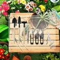 thumbnail image 3 of Juego de herramientas de hierro de 8 piezas con rastrillo, palas, pinzas y tijeras para un cuidado preciso de las plantas Kit completo de jardinería para bonsáis, 3 of 6