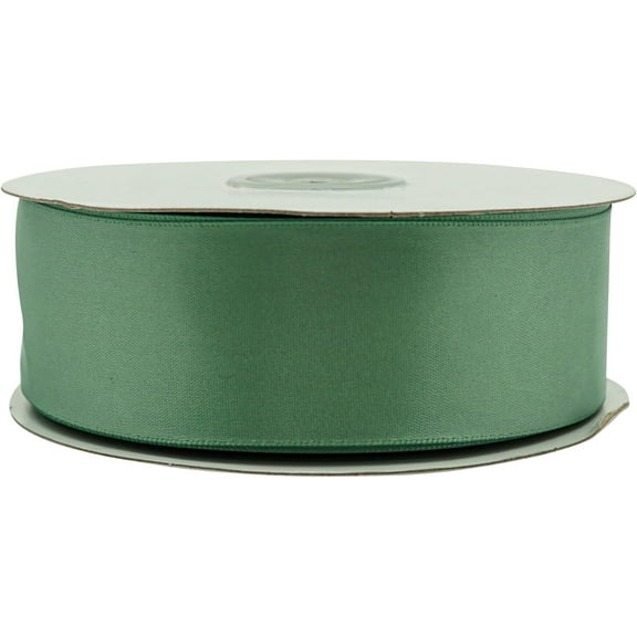 1.5" x 50 Yard Sage Green Single Faced Inch Satin Ribbon Art Sewing Party Favor Gift Christmas Birthday Ribbon