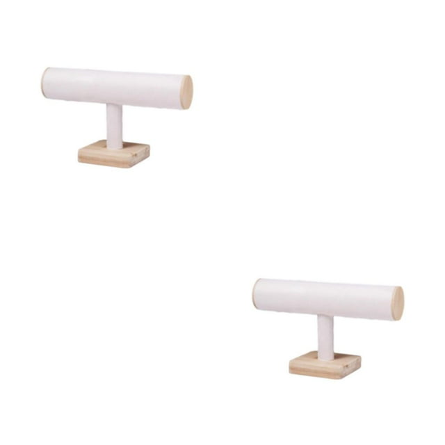 Guardoinrt Wood Watch Rack Hard Display Designed For Storage And Display Of Watches Durability Holder Display Beige 2Set
