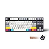 Varmilo VA87M CMPYO White LED TKL Dye Sub PBT Mechanical Keyboard (Cherry MX (Best Cherry Brown Keyboard)