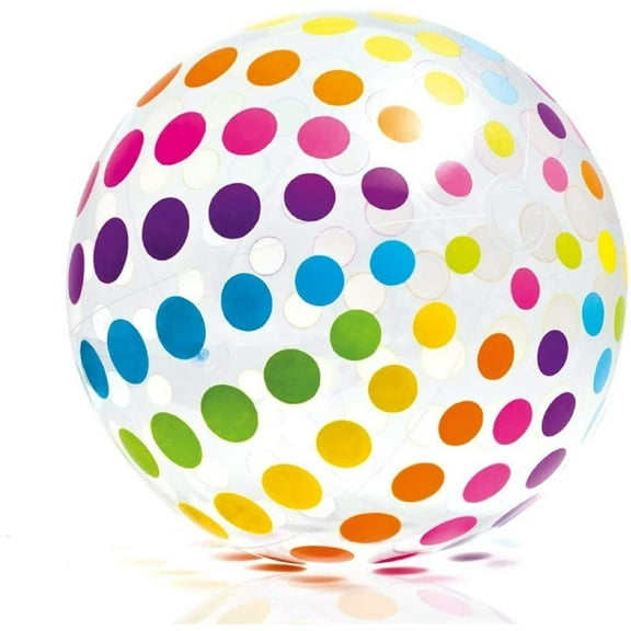 Intex - Jumbo Ball, Glossy Panels, with Variated Eye Catching Designs, 42 inches 4-Pack — Standard Mounting Hardware, Drop-In Replacement