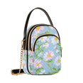 thumbnail image 7 of FORMRS Crossbody Bag for Women Quilted Travel Shoulder Cell Phone Purse with Chain Strap Handbag, Blue Floral, 7 of 7