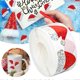 thumbnail image 2 of Christmas Hat Stickers Roll, Red Santa Hat Seal Stickers, Xmas Waterproof Self-Adhesive Decals for Envelope Journal Party Favors, 500Pcs/Roll, 2 of 5